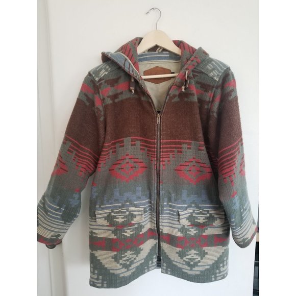 Woolrich Jackets & Blazers - WOOLRICH Vintage Wool Southwestern Blanket Coat